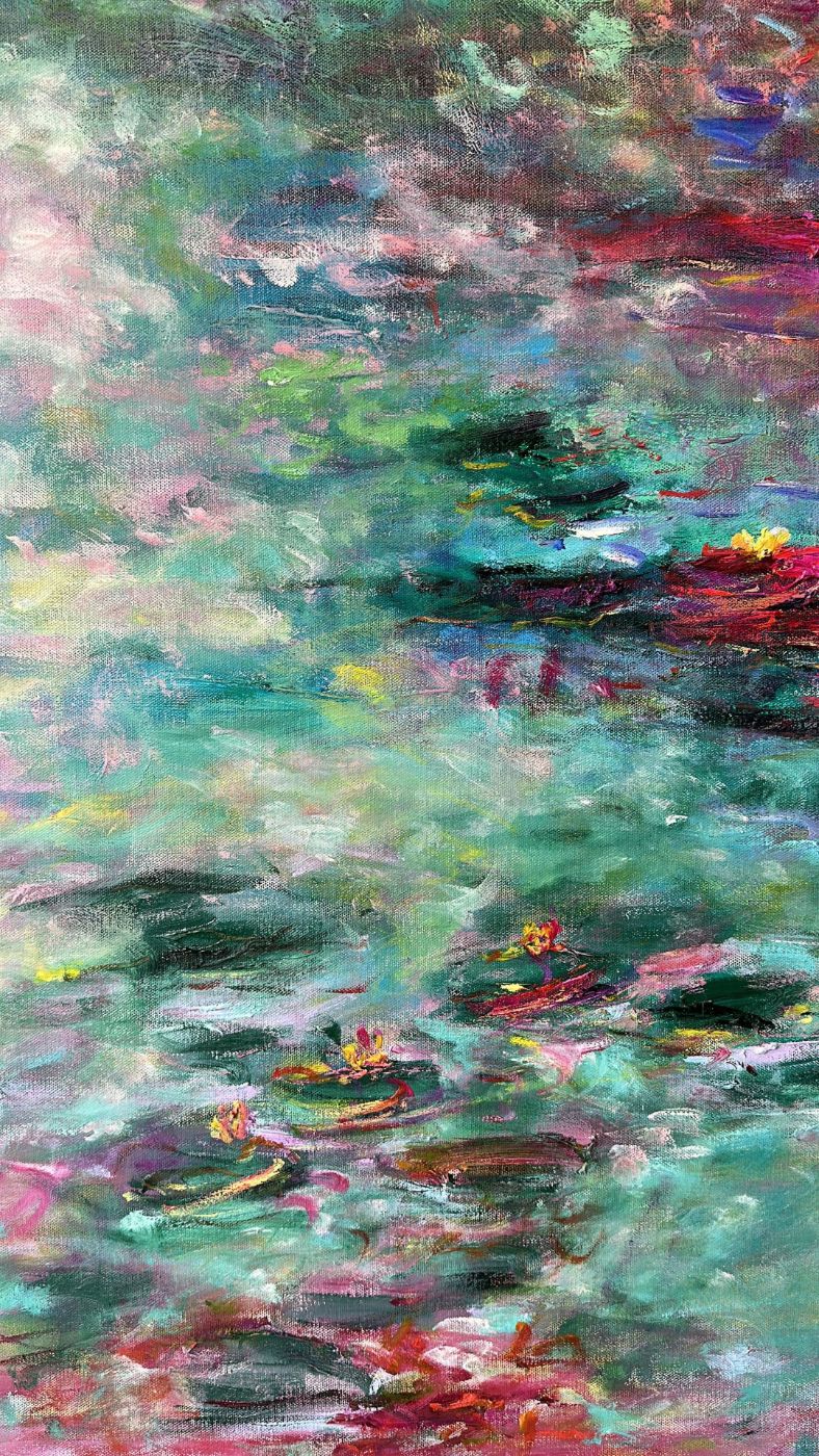 "Abstract Waterlilies" Series