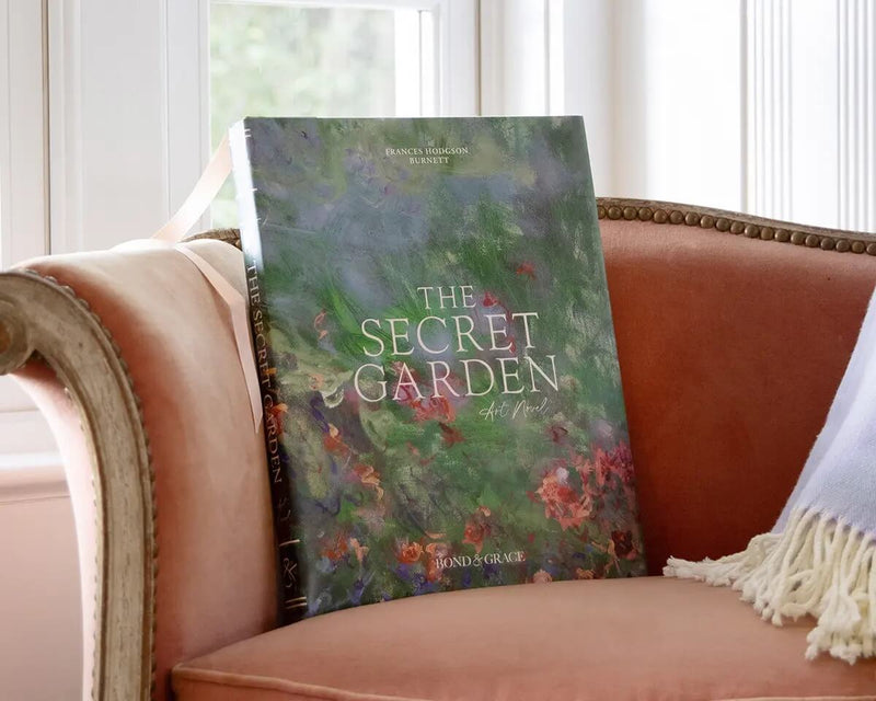 An ode to Monet . Inside the cover of the secret garden
