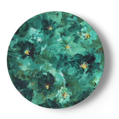 The Green Flowers 001 - Collector Plates